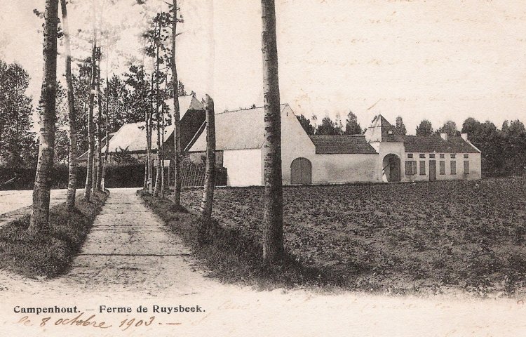 1903: Hof van Ruisbeek - Coosemans' hof