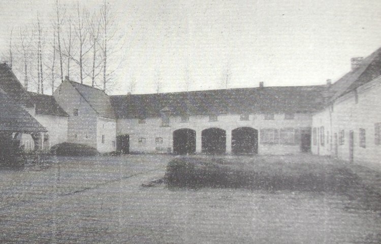 1917: Hof van Ruisbeek - binnenplaats - westvleugel - WO1
