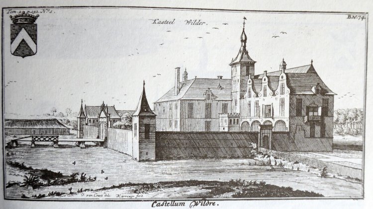 prent kasteel van Wilder (1690)