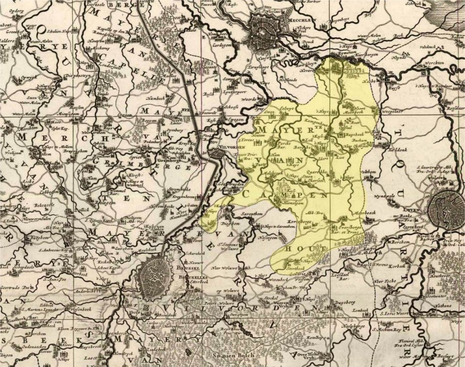 1682 - Bruxellensis tetrarchia - Mayerye Campenhout