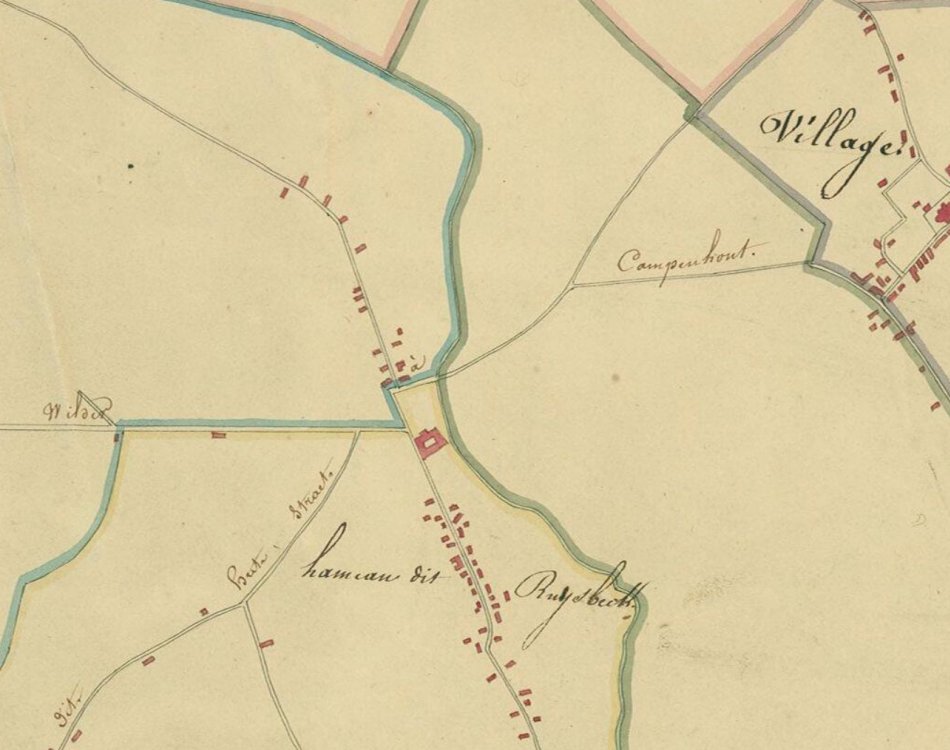 1830-1834 - Primitief kadasterplan Kampenhout sectie C (Ruysbeek)